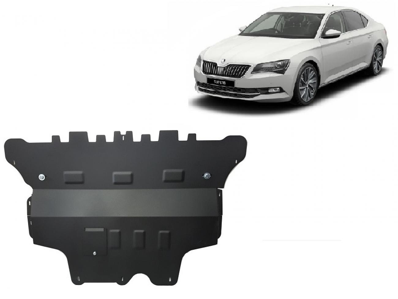 Skid plate Steel Engine+ | Skoda Superb - Manu. (2015-2024) - 2