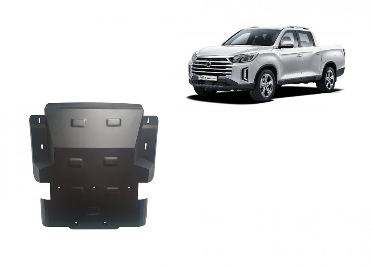 Pohjapanssari Teräs Moottori+ | Ssangyong Musso Grand (2018-2026) - 2