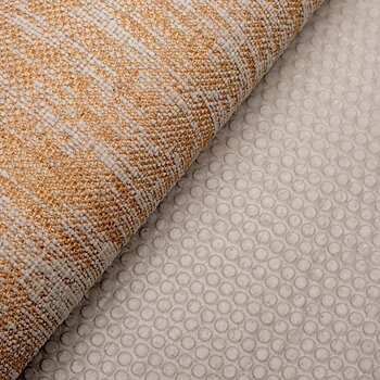 Yogamatta - Jute -  Grå/Beige  - Eko Pvc