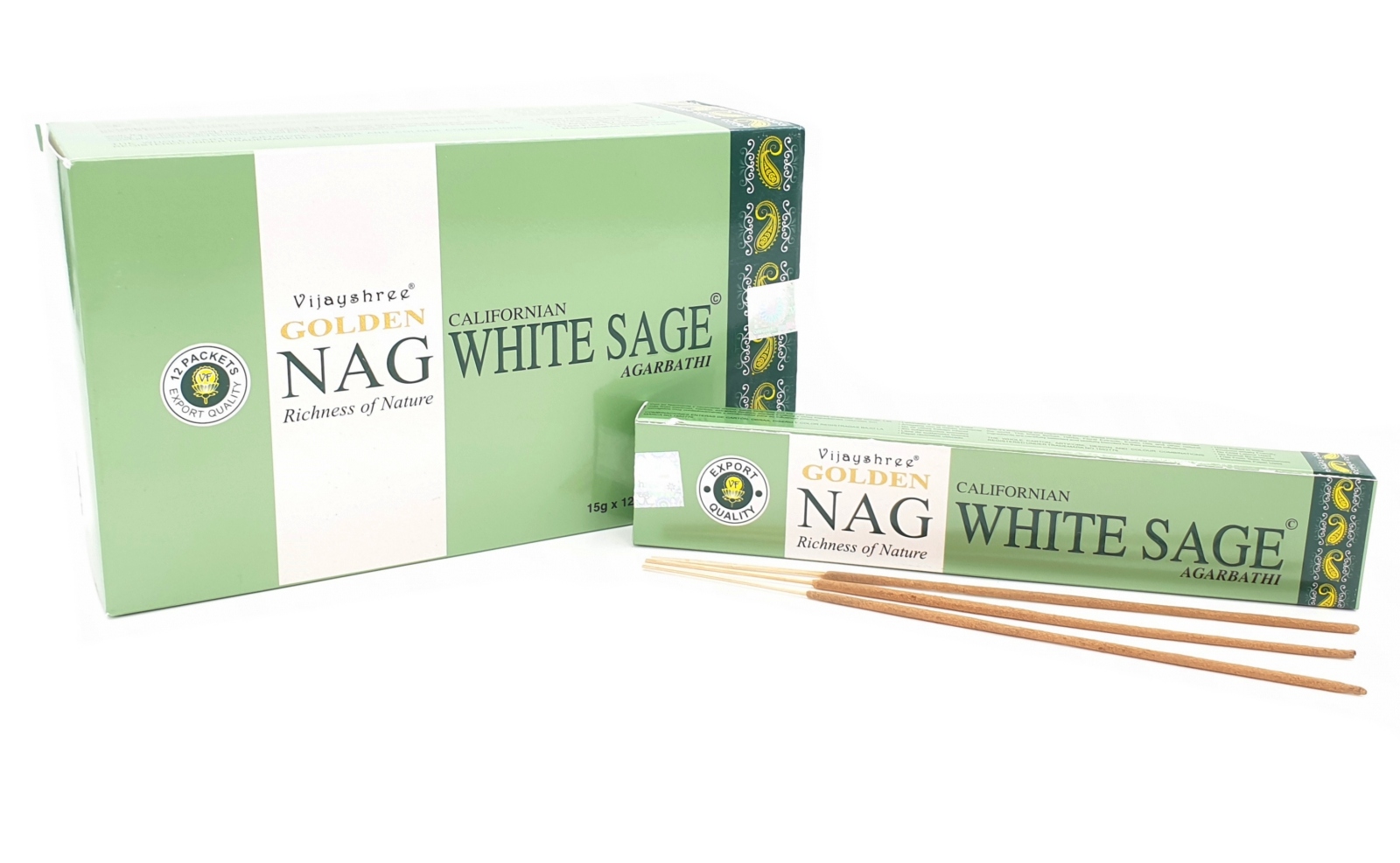 Golden Nag Vit Salvia ( White sage) Rökelse