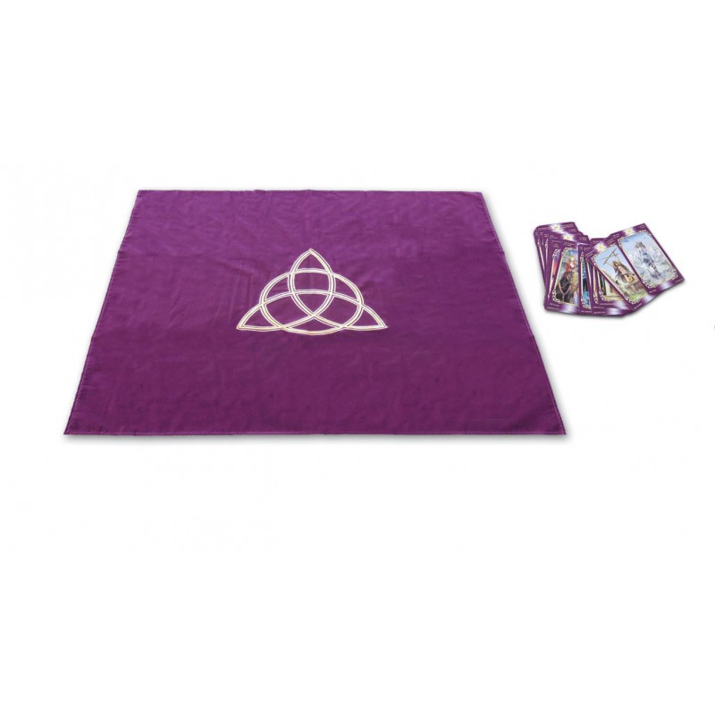 Tarotmatta - Broderat Triquetra 