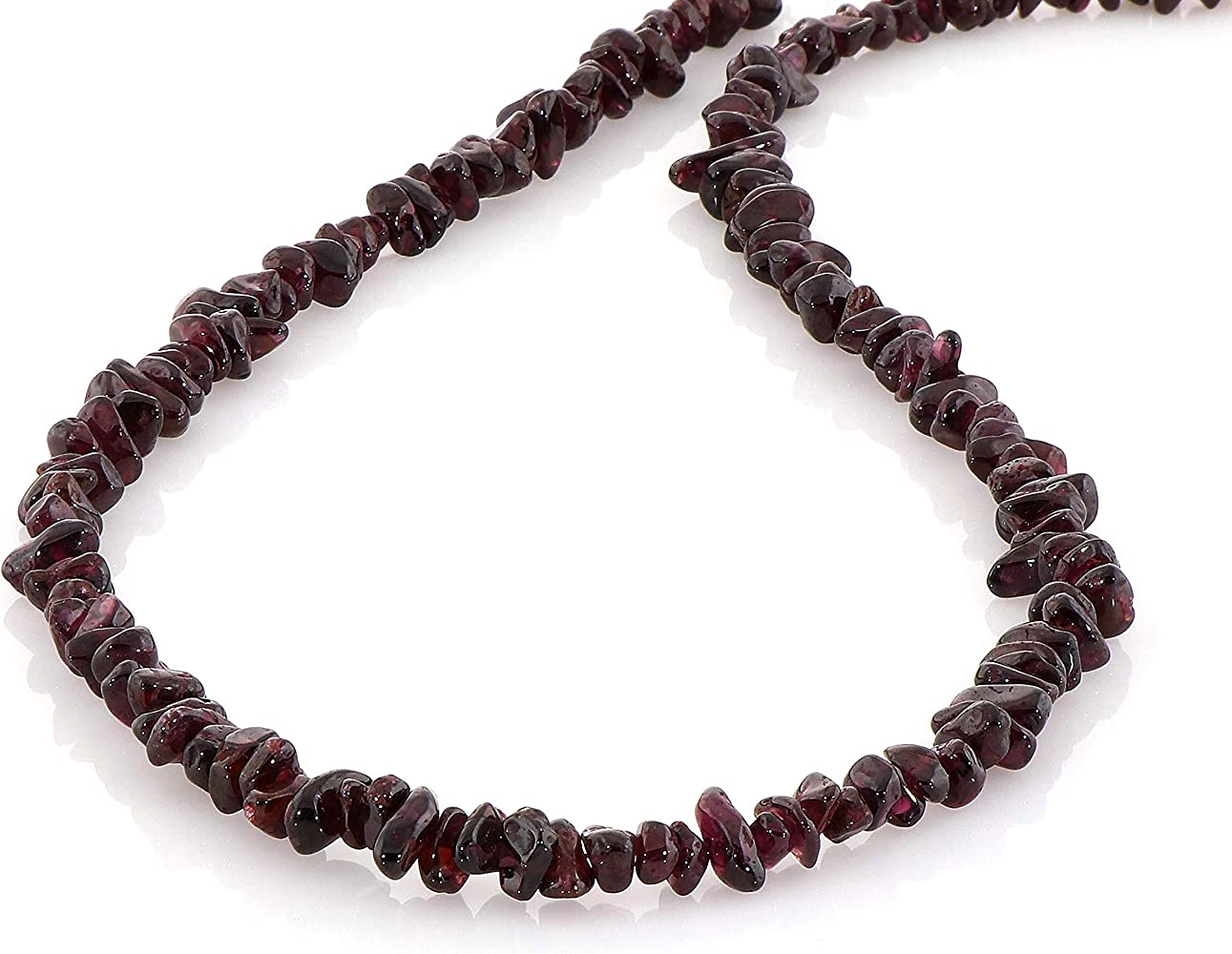 Granat Chip Halsband - 2