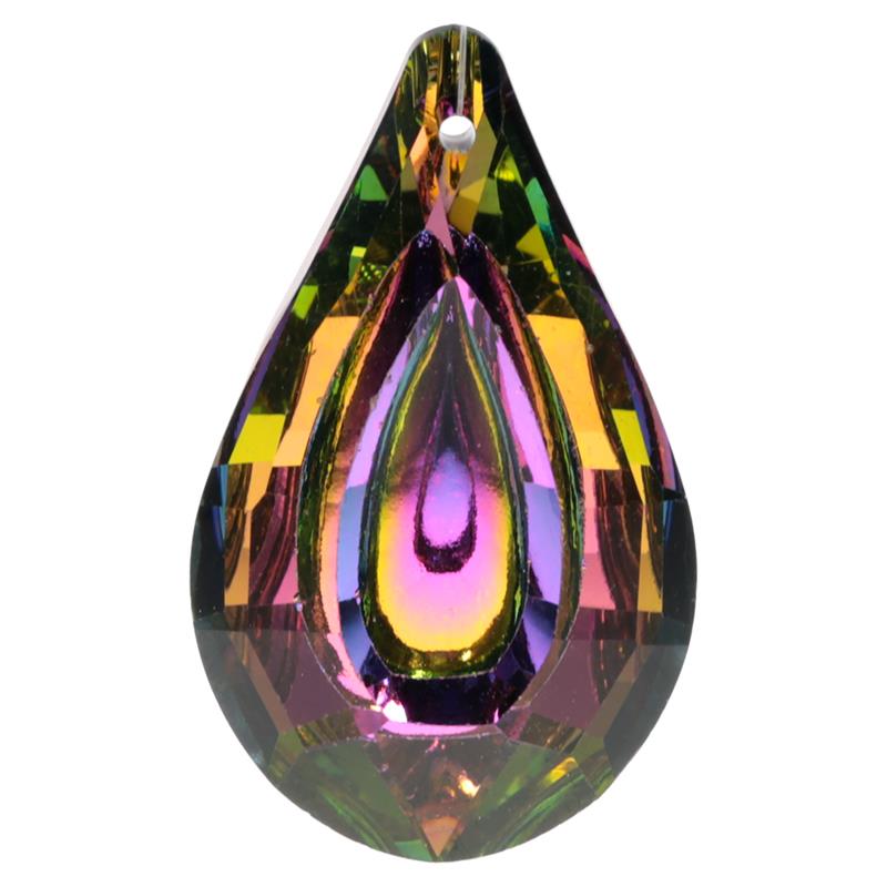 Glas Prismor - Bindi Form - Mulitfärg effekt