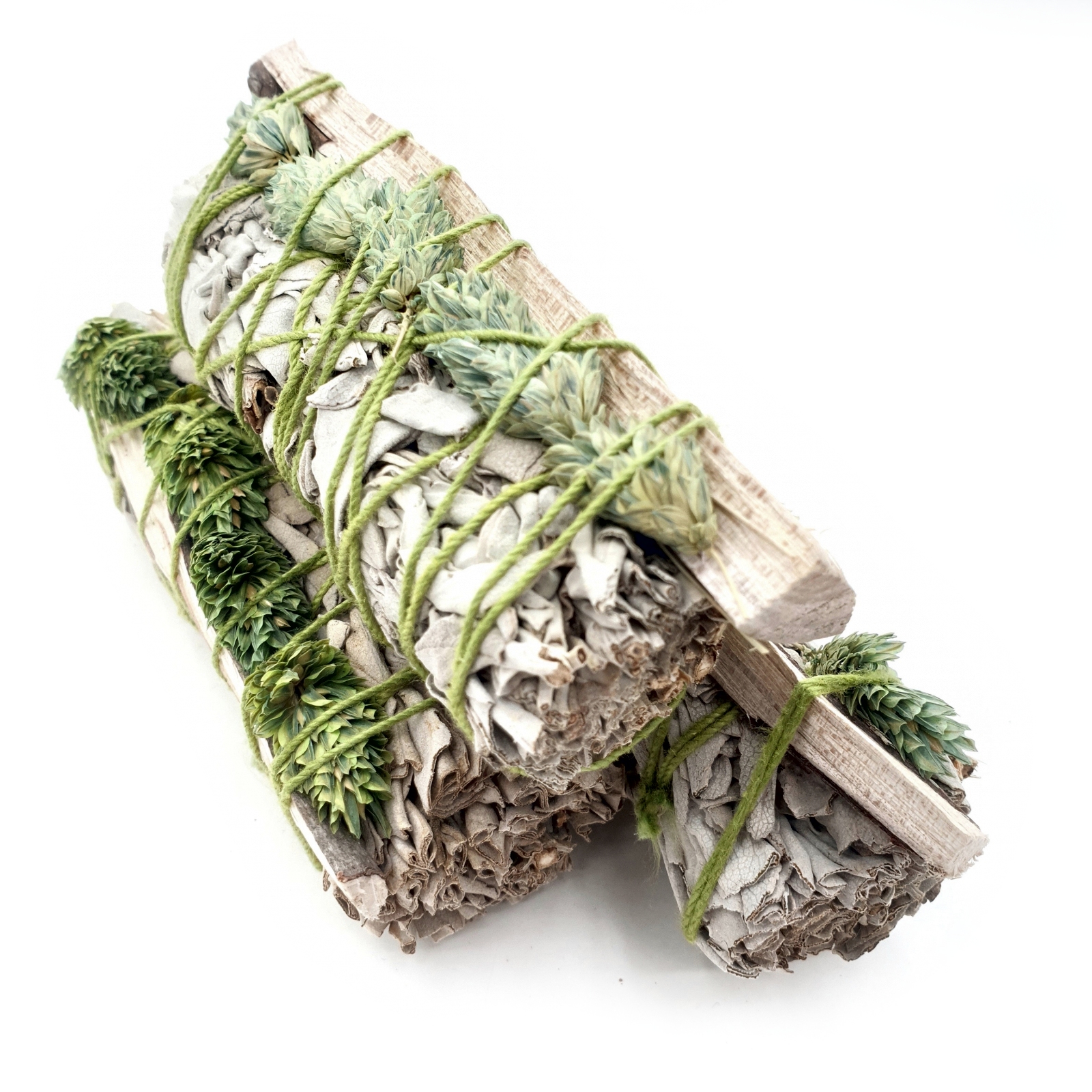  Vit Salvia / Phalaris & Pistacia lentiscus Smudge - 12cm, 50gram 