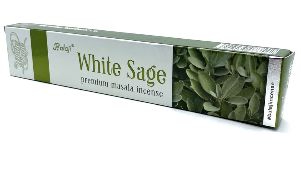 Balaji Premium Vit salvia Masala Rökelse