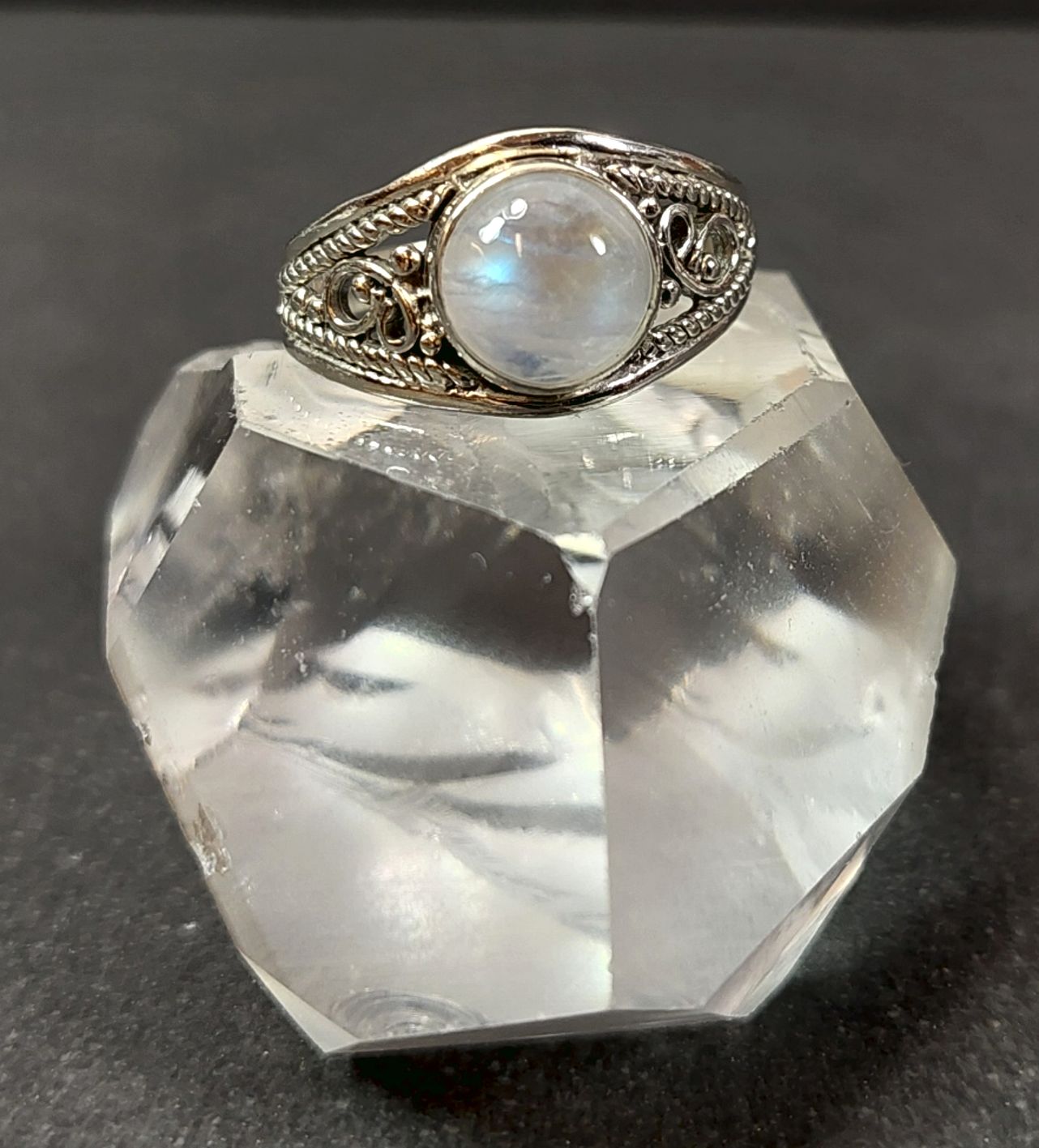 Silverring  - Cabochon i olika stenar - 6