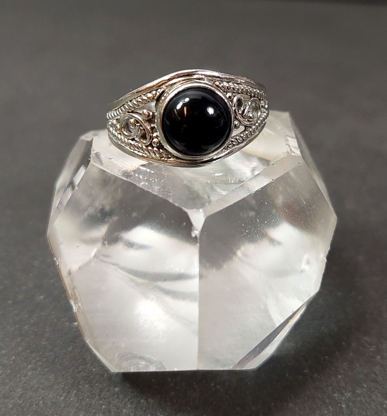Silverring  - Cabochon i olika stenar - 7