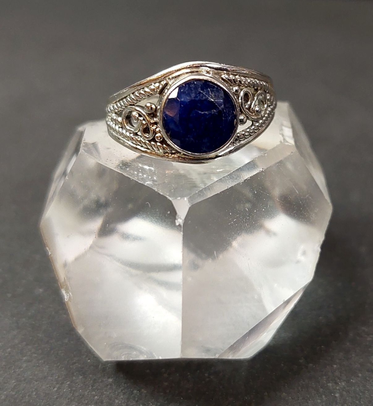 Silverring  - Cabochon i olika stenar - 4