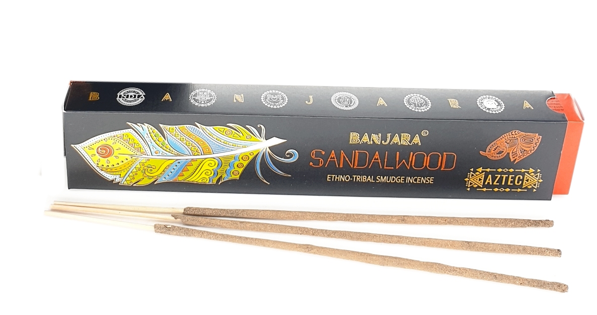 Banjara Aztec Natural Incense - Sandelträ (Sandalwood)