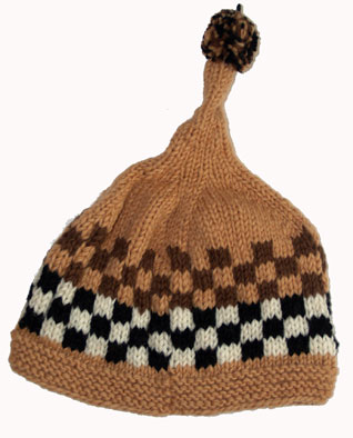 Stickat Mössa