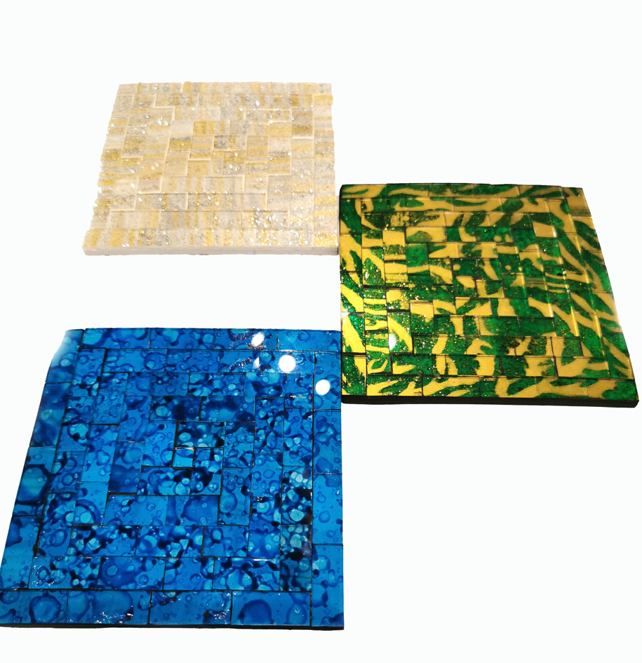 mosaik underlägg mandala fyrkantig