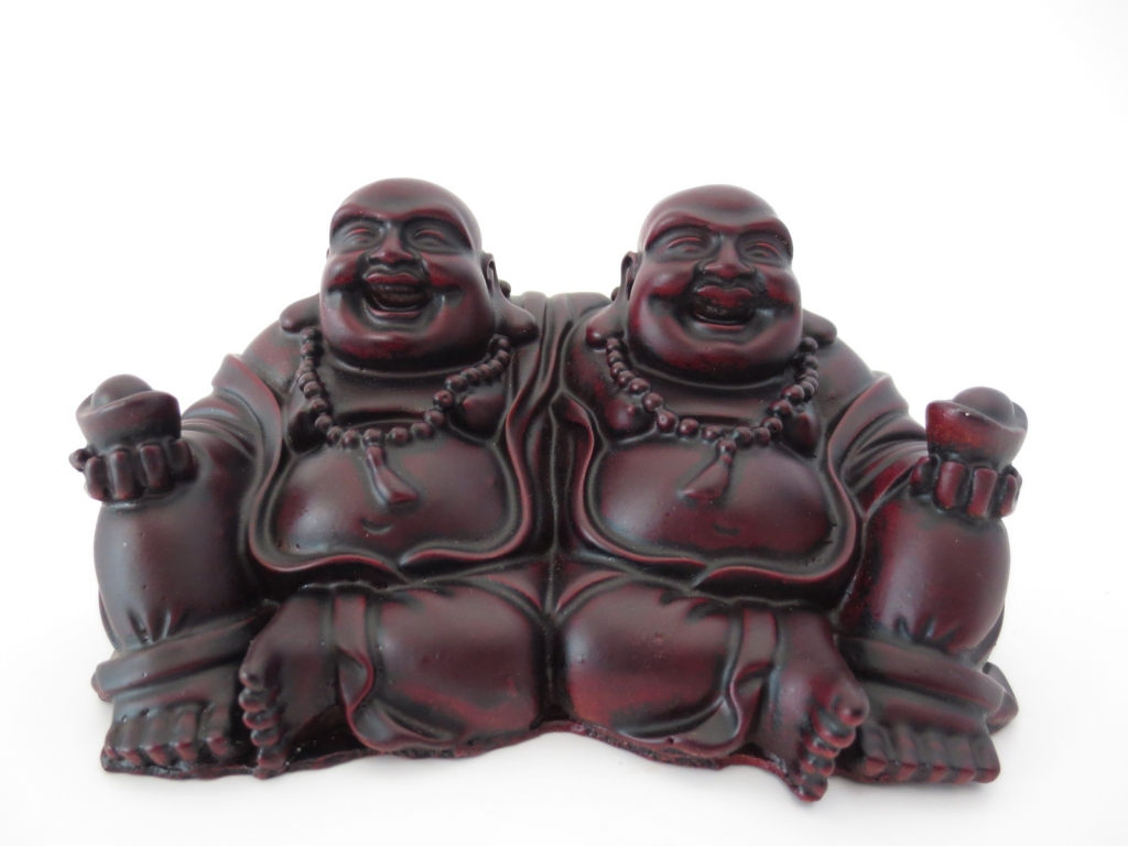 Vänskaps Buddha / Buddha Friends  - Lycka
