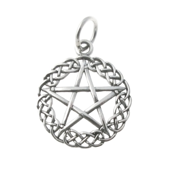 Pentagram med Keltisk Väv