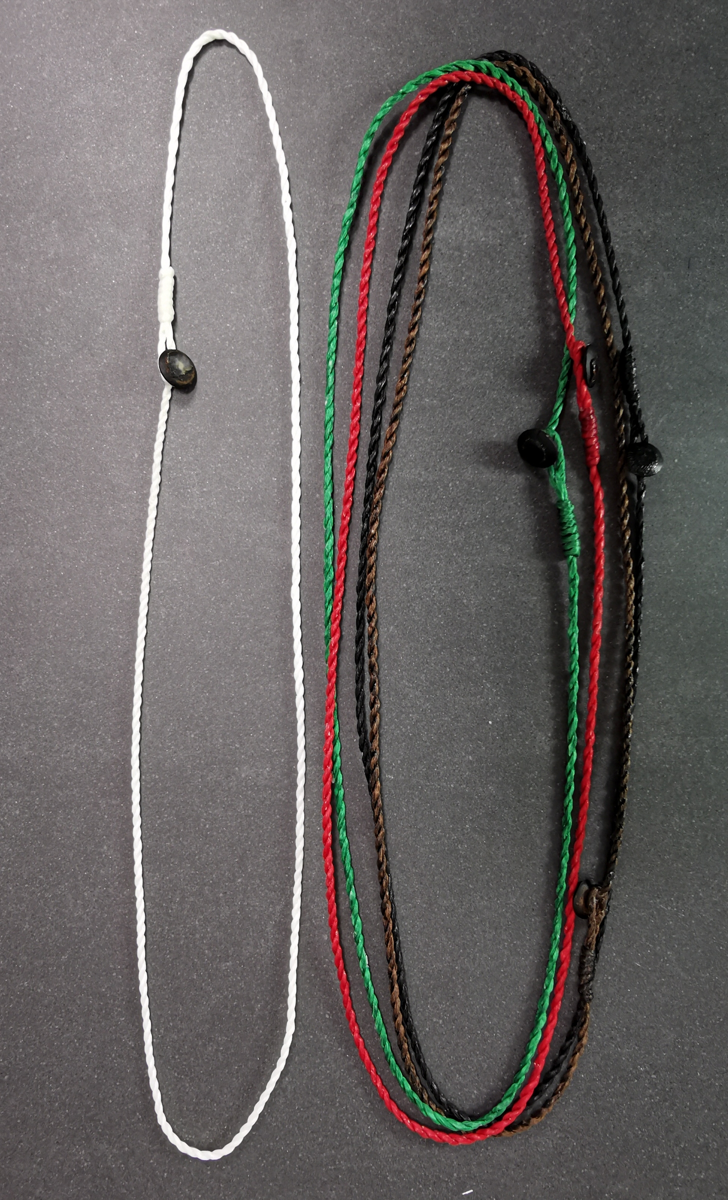 Vävd Vaxat Nylon Snöre- 1,5mm - 50cm  - 2