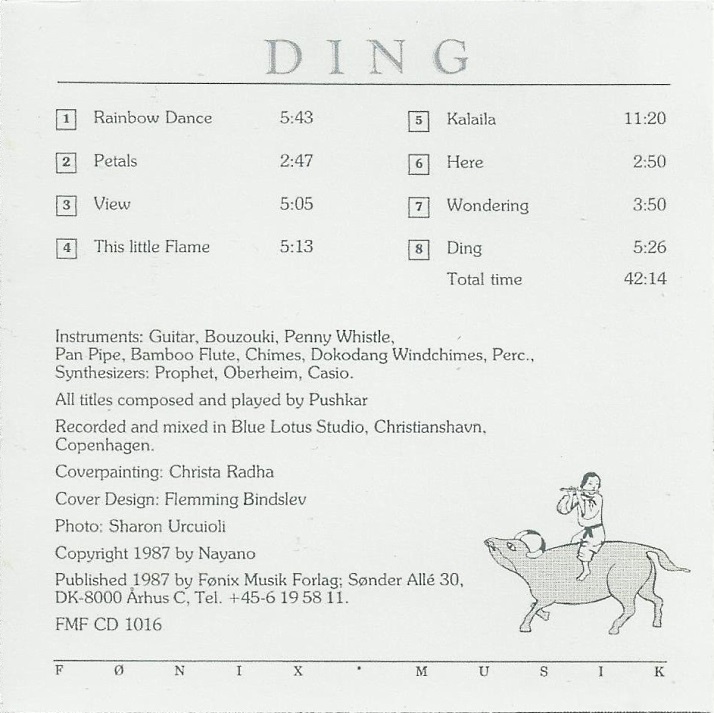 Ding – Spirits of the Heart – cd av Pushkar - 2