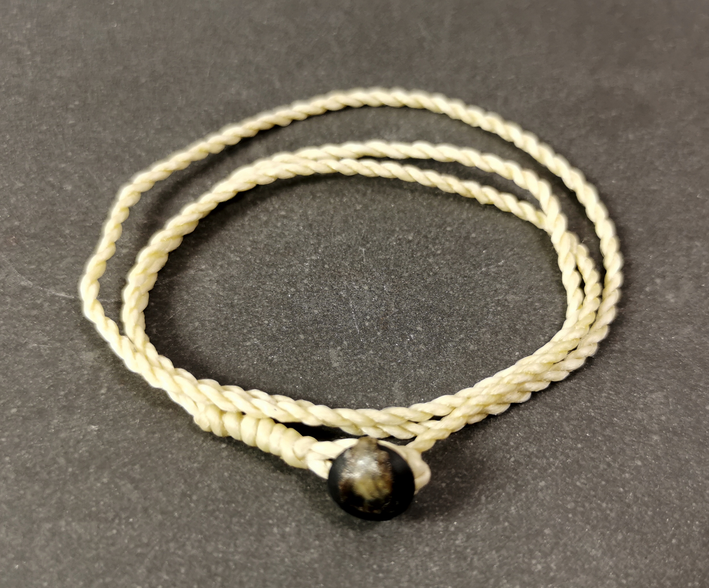 Vävd Vaxat Nylon Snöre- 1,5mm - 60cm  - 6