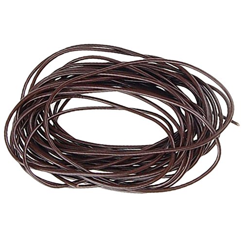 Brun Läder Rem Snöre - 2.5mm - 3