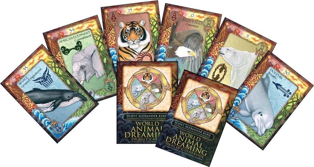 ANIMAL DREAMING ORACLE Oracle Card and Book Set  - Scott Alexander King , Karen Branchflower  - 2