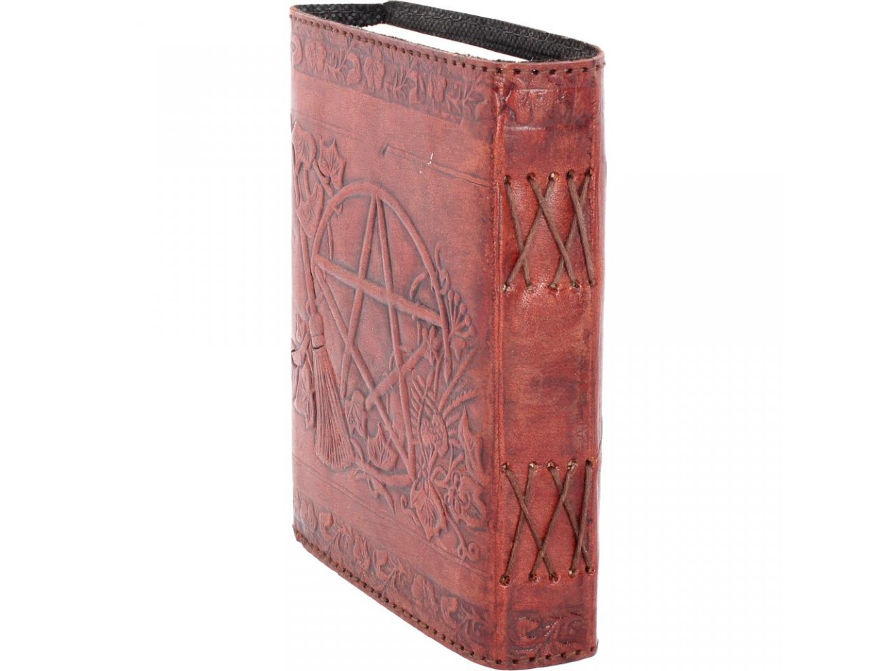 dagbok i läder pentagram