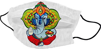 Tvättbar tygmask - Ganesha