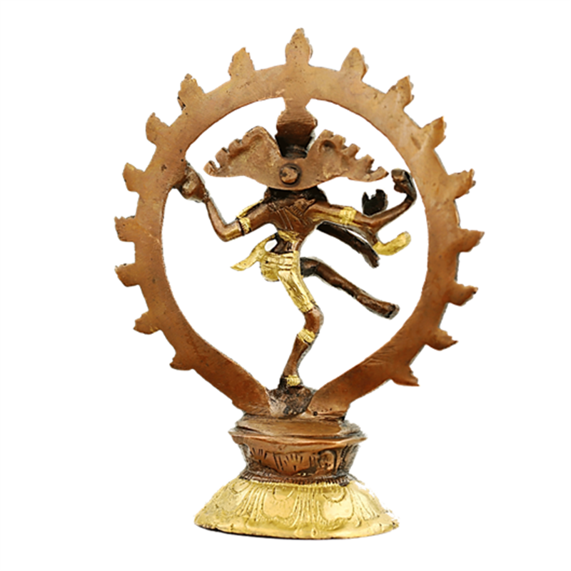 Shiva Nataraja i Brons, 2 färg  - 20cm - 2