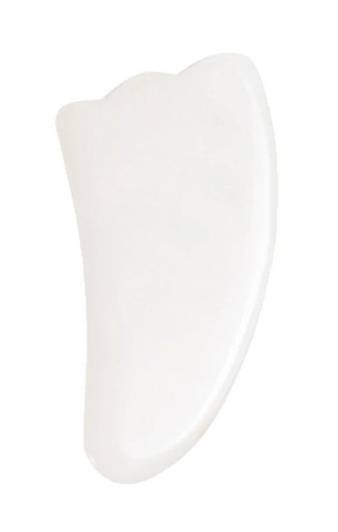 Guasha Massage Verktyg  - Vågform- Snökvarts  -10cm - 2