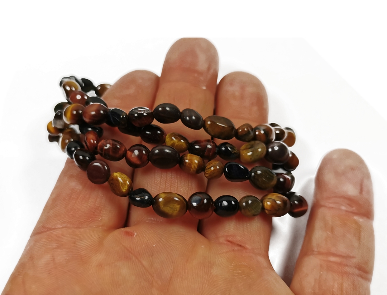 Tigeröga Mix Armband  - 3