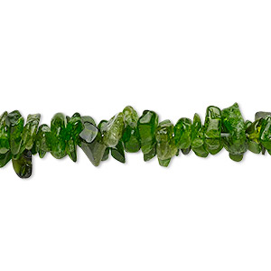 Grön Diopsid Chip Armband - 3