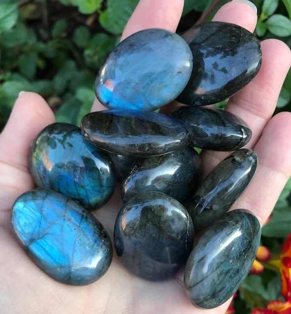 Pebbles "No Worry Stone" - Labradorit - 2