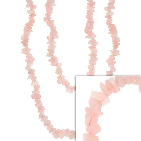 Rosenkvarts Chip Halsband - 3