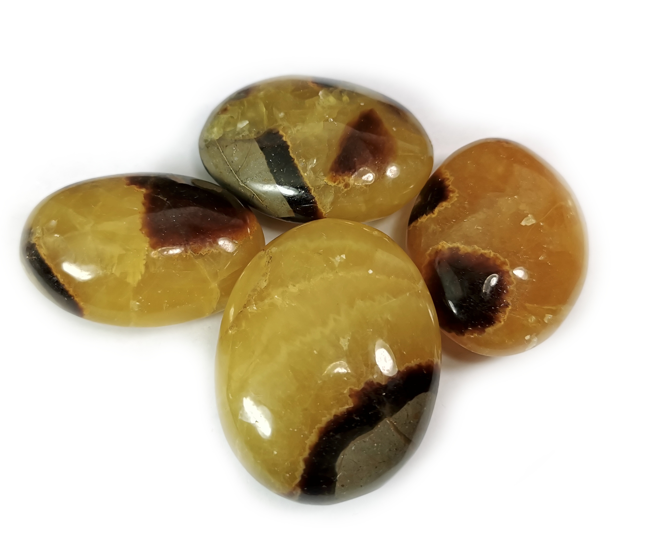 Pebbles "No Worry Stone" - Gul Septaria AA kvalitet