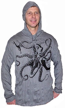 Sure Hoodies - Bläckfisk - Grå