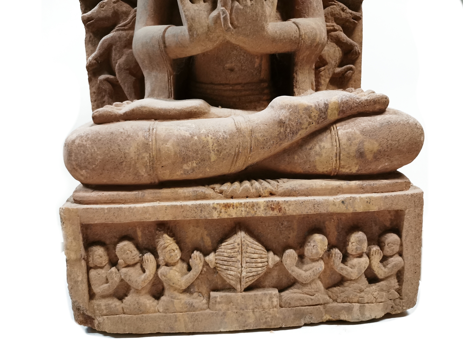 Temple Staty - Buddha i khondalit. - 4