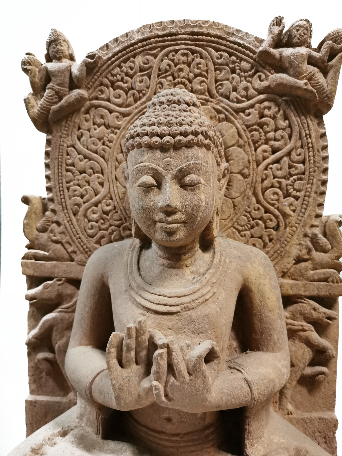 Temple Staty - Buddha i khondalit. - 3