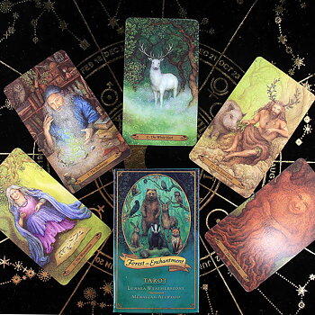 Forest of Enchantment Tarot, Boxed Set - Kort med Bok