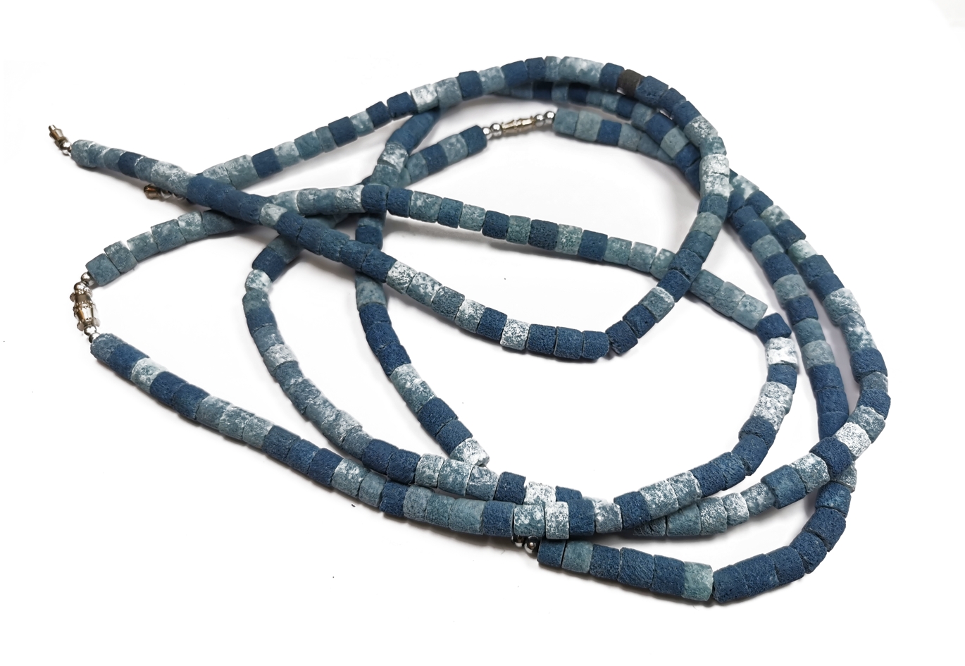 Blå Svamp Korall Halsband  