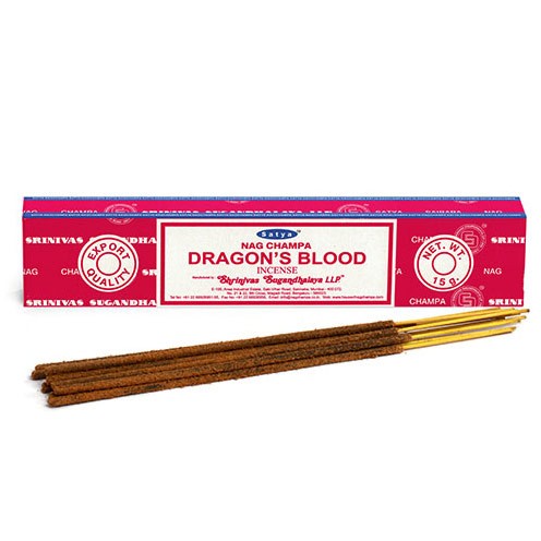 Rökelse Satya Nag Champa Dragons Blood / Drakblod 