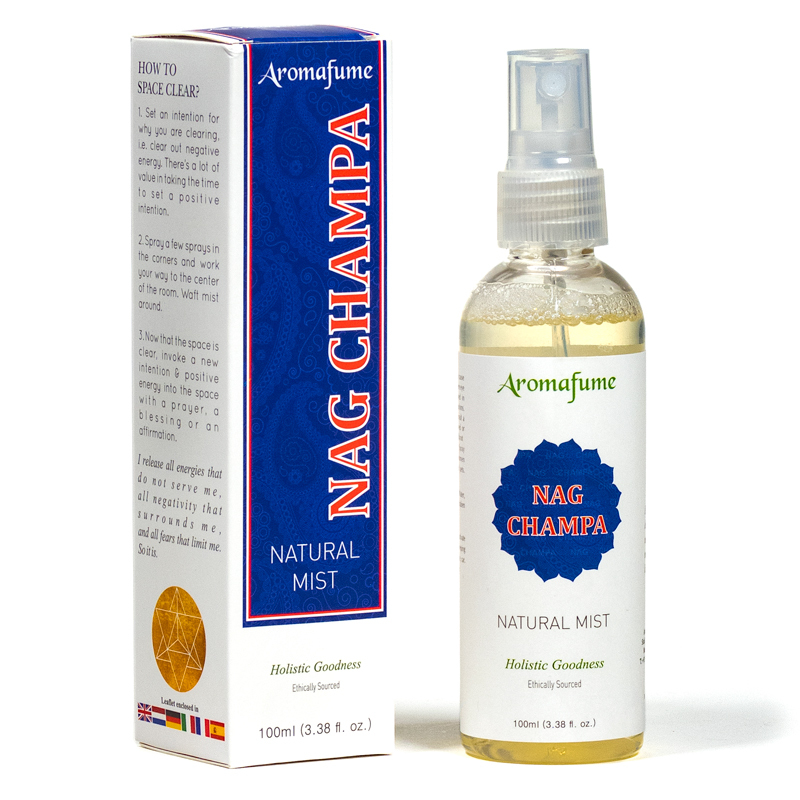 natural mist spray nag champa aromafume