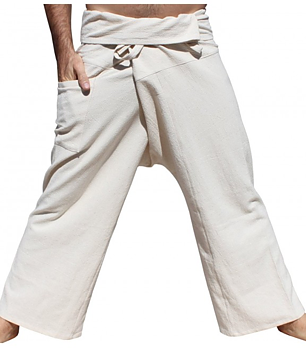 Fiskarbyxor / Fisherman pants - Natural 