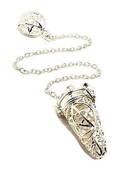 Metall Pendel med Pentagram