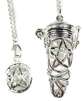 Metall Pendel med Pentagram