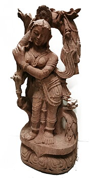 Temple Staty - Devadasi i khondalit