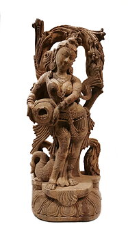 Temple Staty - Devadasi i khondalit