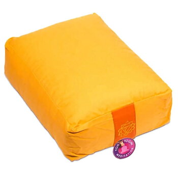  Chakra Meditationskudde  Yoga Bolster  -  Gul 