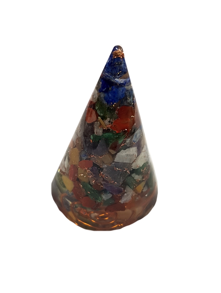 Orgonite Kone - Chakra - Spiral Bas