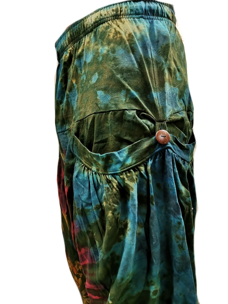  Haremsbyxor - Batik - Tjockare bomulls Tyg  - 3