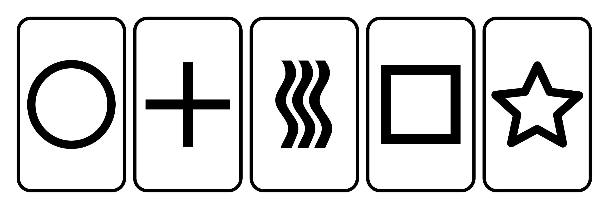 Zener Cards - ESP - 2