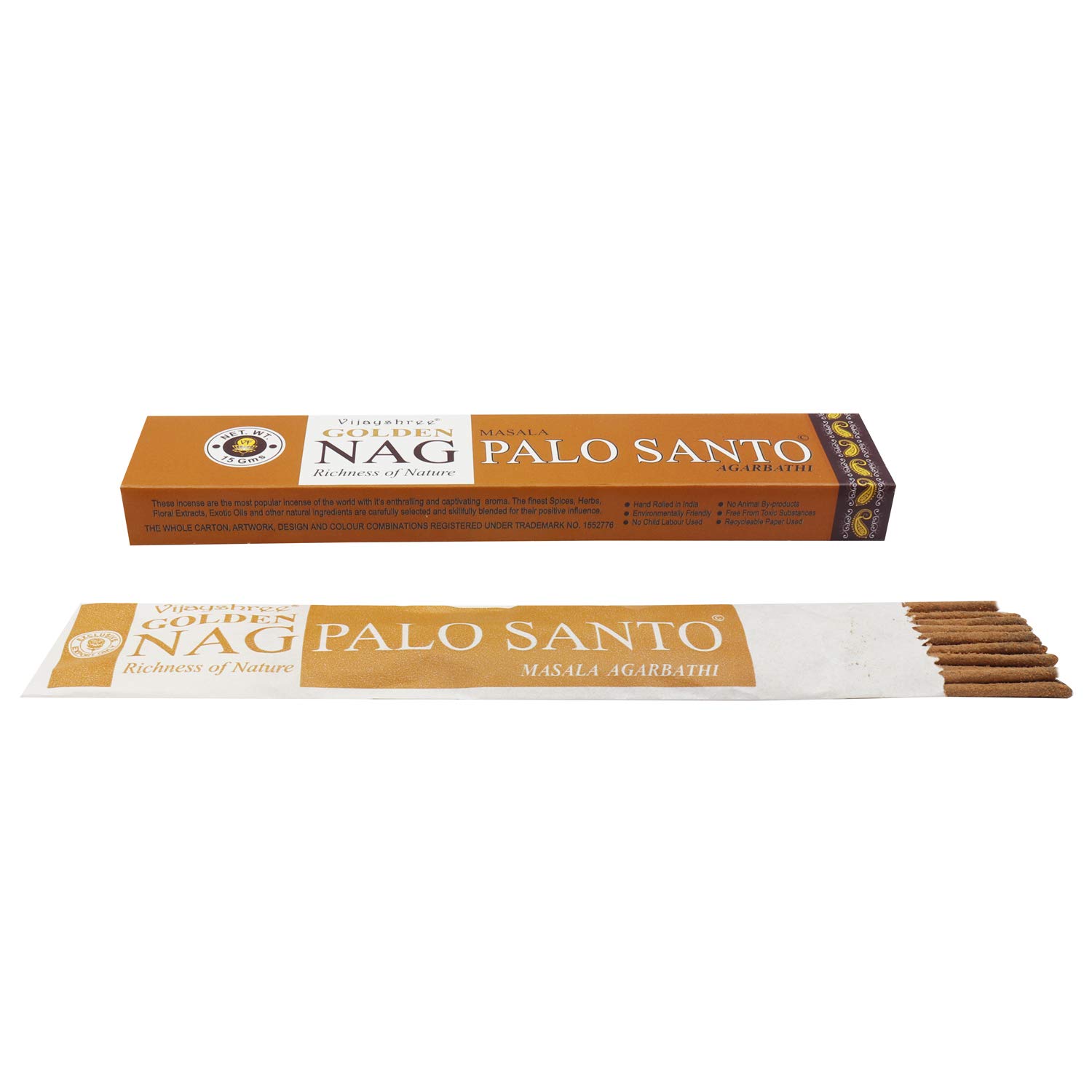 Vijayshree Golden Nag Palo Santo  Rökelse - 2