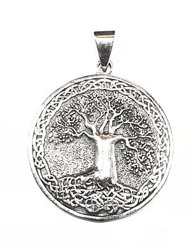 Livets Träd  - Rooted /Platt - 40mm