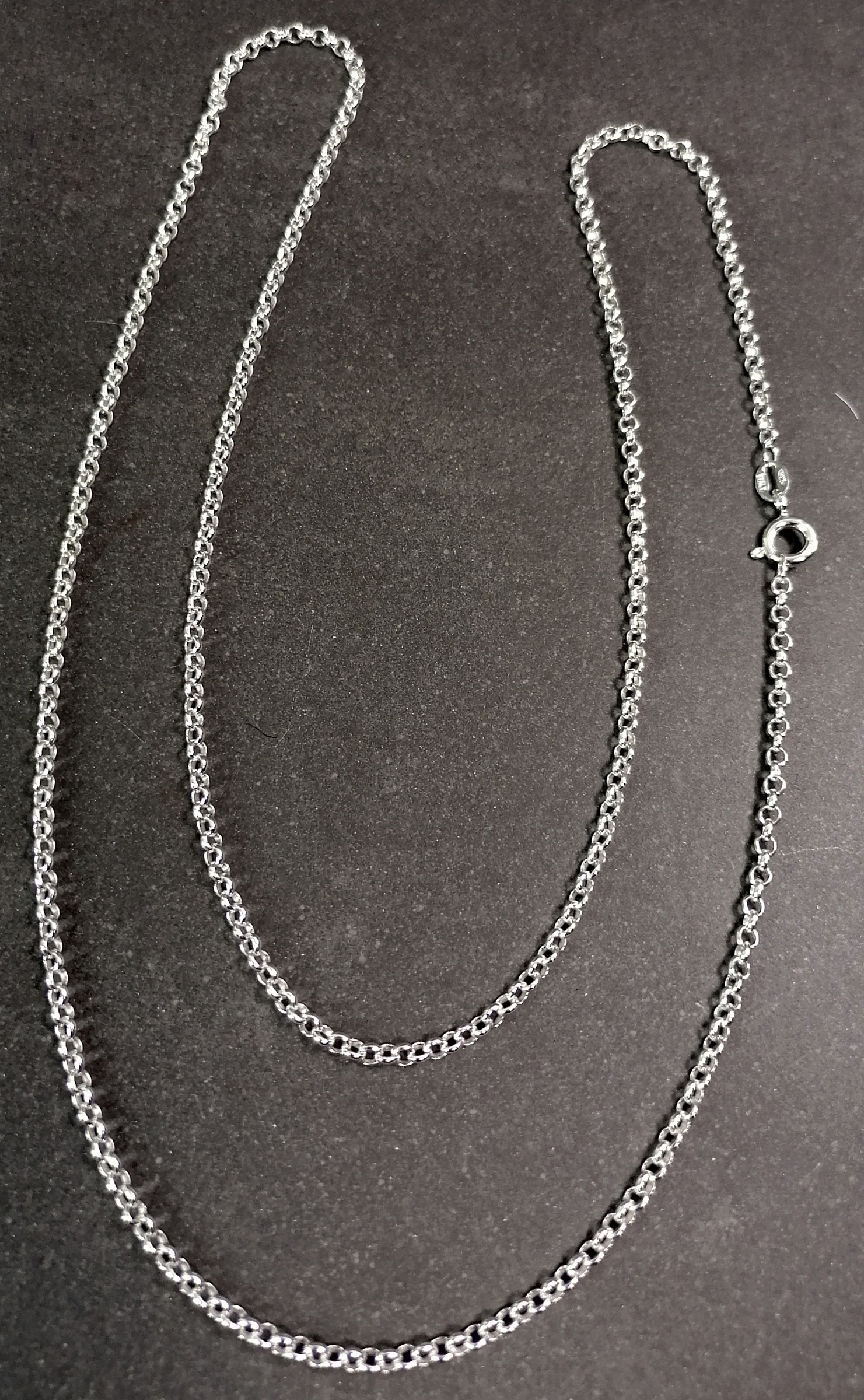 Rolo Kedja i Sterling Silver, 52cm   - 3mm 